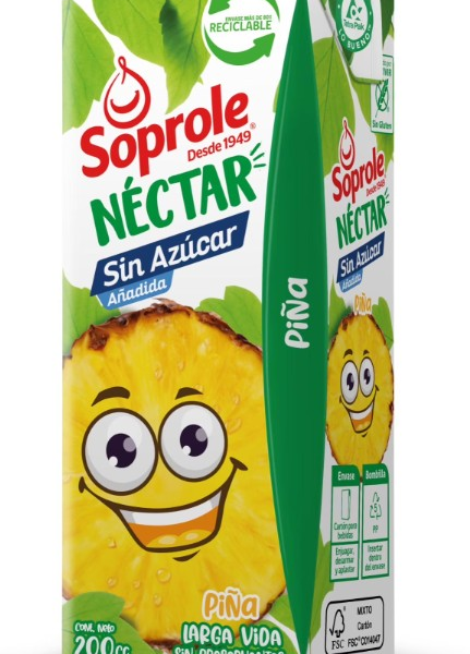 NÉCTAR SOPROLE 200CC
SABOR PIÑA