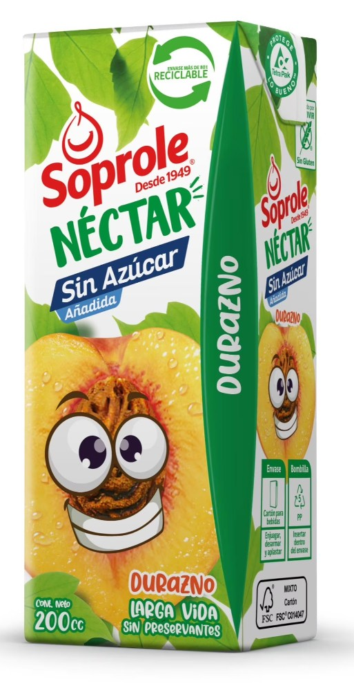 2026/06/1000340850.png NÉCTAR SOPROLE 200 CC SABOR DURAZNO - Imagen 1