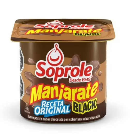 MANJARATE BLACK ORIGINAL SOPROLE 80 G