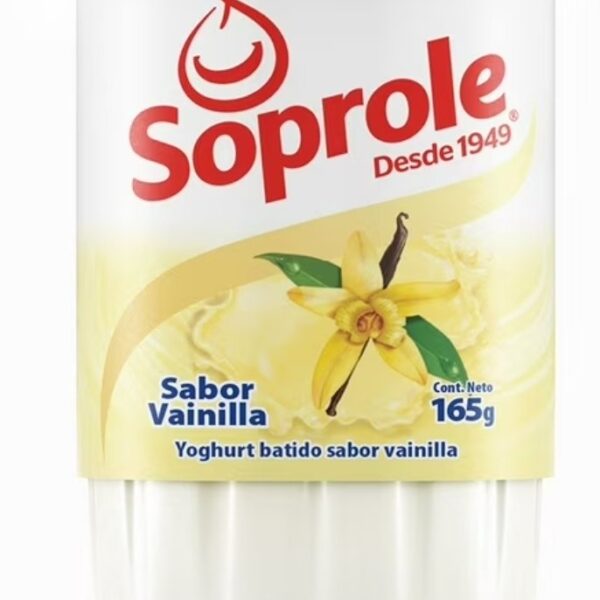 YOGHURT BATIDO SABOR VAINILLA 165 GRAMOS SOPROLE
