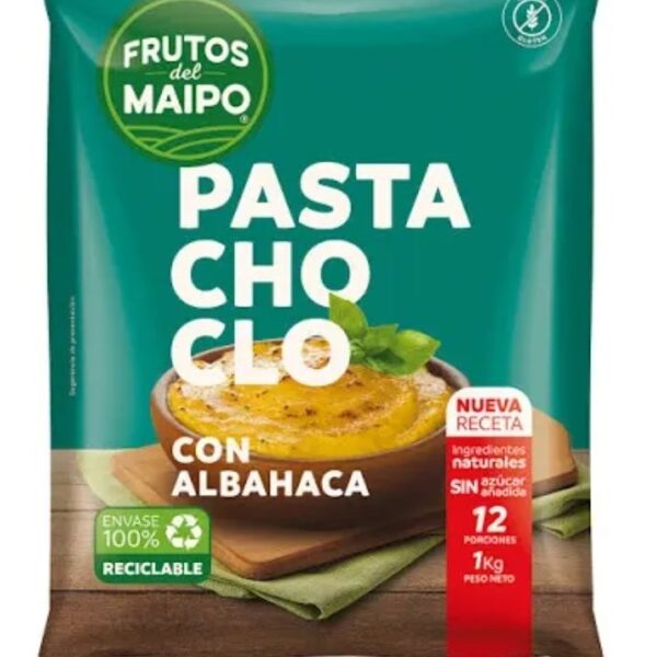 PASTA DE CHOCLOS FRUTOS DEL MAIPO CON ALBAHACA 1 KG