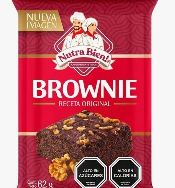 CHOCOLATE BROWNIE 62 GRAMOS NUTRA BIEN