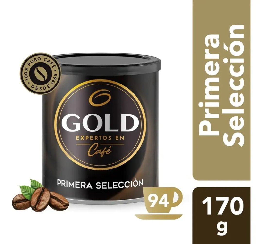 2026/06/1000704118.jpg CAFÉ GOLD 170 GRAMOS PRIMERA SELECCIÓN - Imagen 1