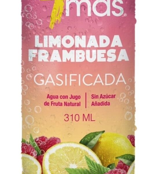 LIMONADA FRAMBUESA MÁS GASIFICADA 310 ML