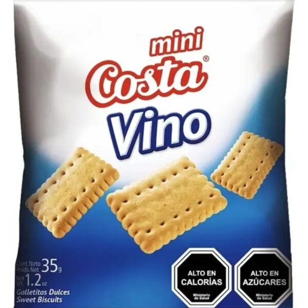 GALLETAS MINI VINO COSTA 35 GRAMOS
