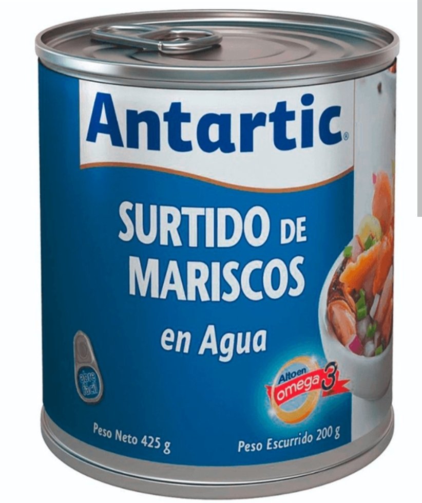 2026/06/55975.jpg SURTIDO DE MARISCOS EN AGUA ANTARTIC - Imagen 1