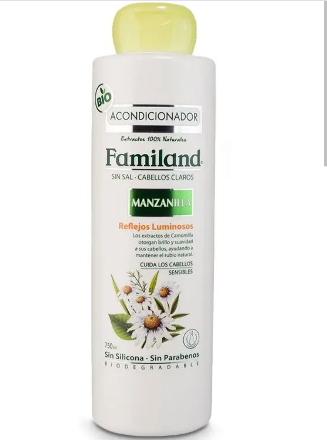 2026/06/56279.jpg ACONDICIONADOR FAMILAND MANZANILLA 750 ML. - Imagen 1