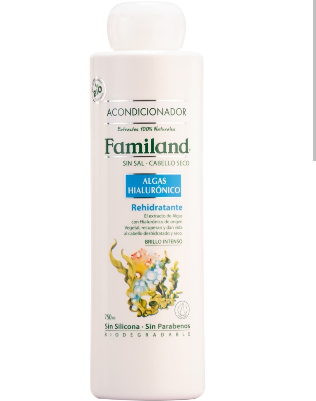 2026/06/56285.jpg ACONDICIONADOR FAMILAND ALGAS HIALURÓNICO 750 ML. - Imagen 1