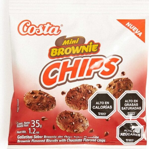 GALLETA MININBROWNIE CHIPS 35 GR.