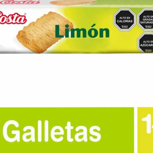 GALLETA SABOR LIMON COSTA 140 GR.