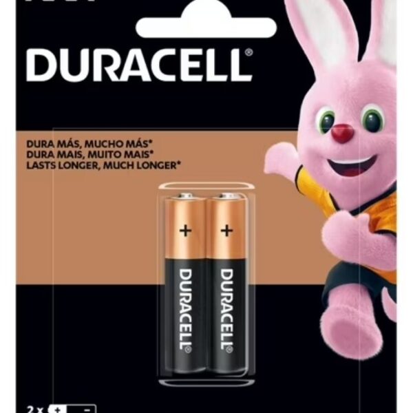 PILAS DURACELL AAA DURA 10 VECES MÁS 2 UNIDADES