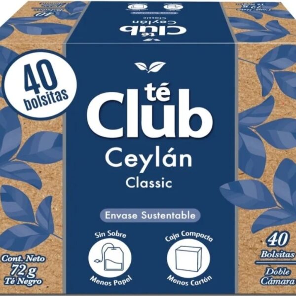 TE CLUB CEYLÁN CLASSIC 40 BOLSITAS