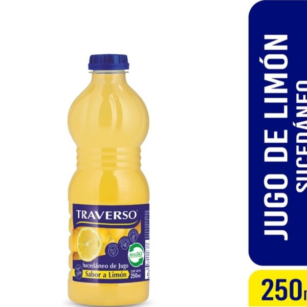 JUGO DE LIMON TRAVERSO 250 ML.