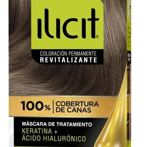 TINTURA PELO ILICIT 6.1 RUBIO OSCURO CENIZA