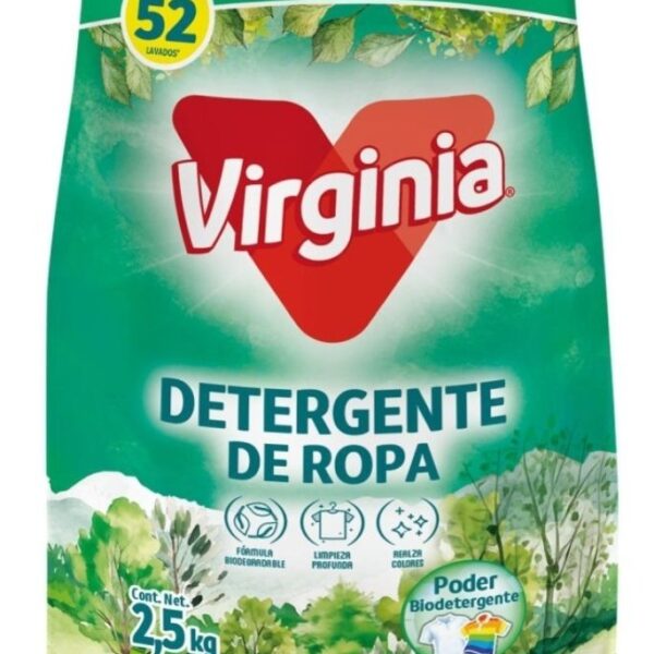 DETERGENTE DE ROPA VIRGINIA 2.5 KG