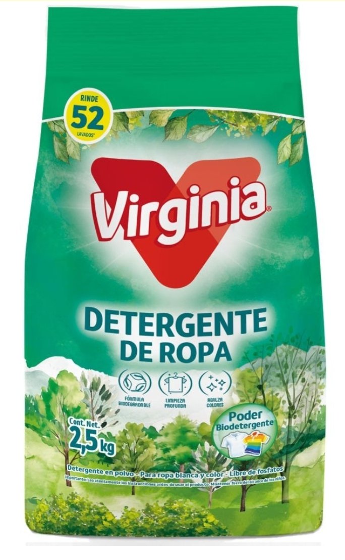 2026/09/1000786359.jpg DETERGENTE DE ROPA VIRGINIA 2.5 KG - Imagen 1