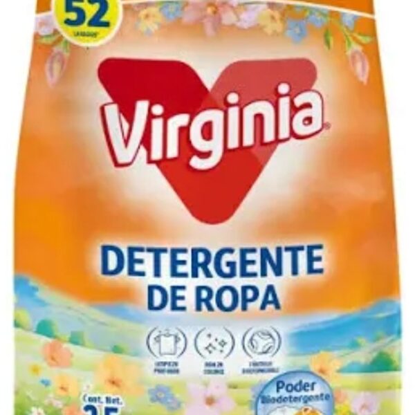 DETERGENTE DE ROPA VIRGINIA AROMA FLORAL 2.5 KG