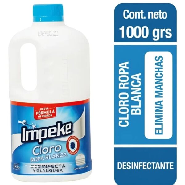 CLORO IMPEKE ROPA BLANCA 1 KG