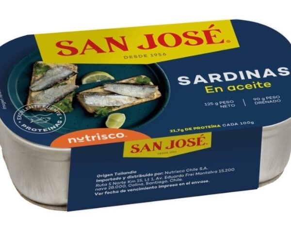 SARDINAS EN ACEITE SAN JOSE 125 GRAMOS