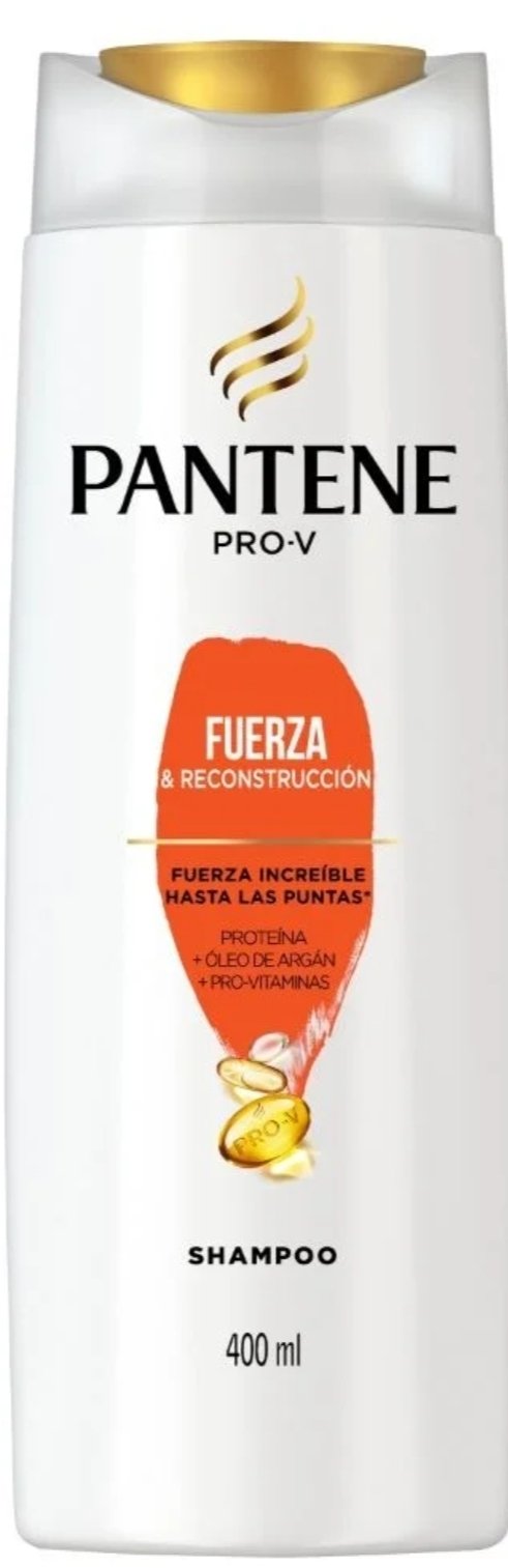 2026/10/107481.jpg SHAMPOO PANTENE FUERZA Y RECONSTRUCCIÓN 400ML. - Imagen 1