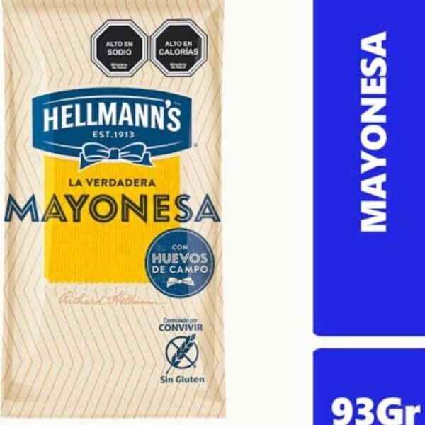 MAYONESA HELLMANN'S 93 GR.