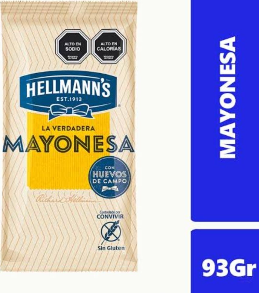 2026/10/113450.jpg MAYONESA HELLMANN'S 93 GR. - Imagen 1